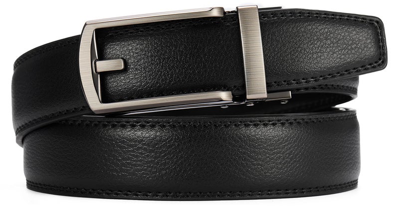 CHAOREN Mens Dress Belt - Ratchet Belt Leather 1 1/4" Comfort Click - Perfect Companion to Mens Dress Shoes - Image 5